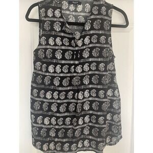 Madewell | Novella Moroccan Print Tank Top Womens Size XSmall EUC!